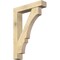 Ekena Millwork Balboa Block Rough Sawn Bracket w/ Offset Brace, Douglas Fir, 6"W x 28"D x 40"H BKT0604X28X40BOA05RDF - alternate 1